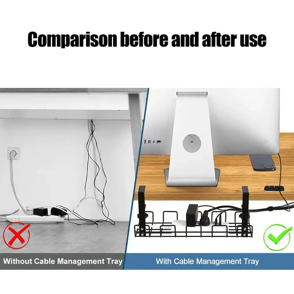 SetupCove Under-Desk Cable Tray – product photo 4